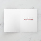 ビンテージクリスマスカード シーズンカード (内部)