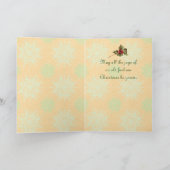 ビンテージクリスマスカード シーズンカード (内部)