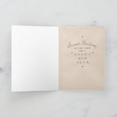 ビンテージクリスマスカード シーズンカード (内部)