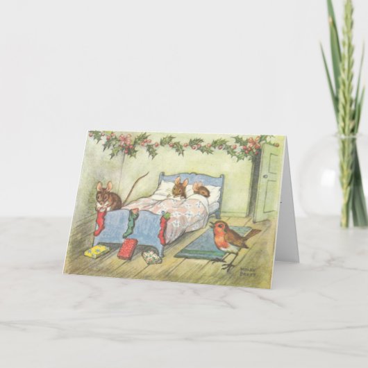 ビンテージクリスマスカード シーズンカード (正面)