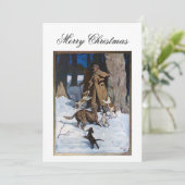ビンテージクリスマスカード シーズンカード (スタンド正面)