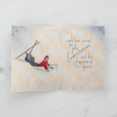 ビンテージクリスマスカード シーズンカード (内部)