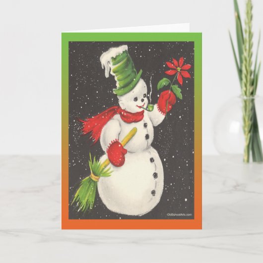 ビンテージクリスマスカード シーズンカード (正面)