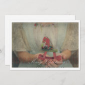 ビンテージクリスマスカード シーズンカード (正面/裏面)