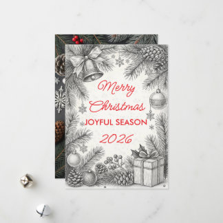 ビンテージクリスマスカード シーズンカード