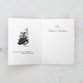 ビンテージクリスマスカード シーズンカード (内部)