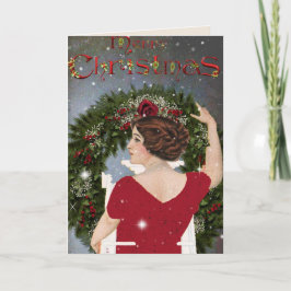 ビンテージクリスマスカード シーズンカード