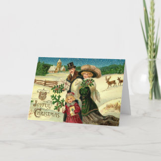 ビンテージクリスマスカード シーズンカード