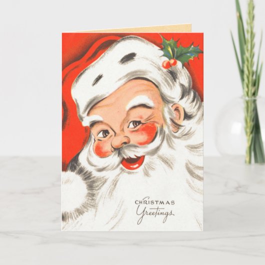 ビンテージクリスマスカード シーズンカード (正面)