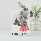 ビンテージクリスマスカード ポストカード (スタンド正面)
