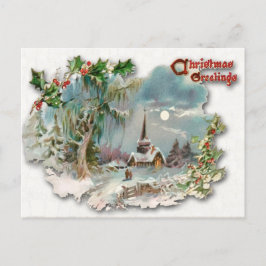 ビンテージクリスマスカード 案内ポストカード