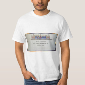 ビンテージクリスマスカード Tシャツ