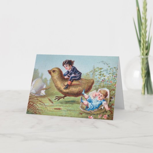 ビンテージクリスマスカード | Wishing Happy Newyear シーズンカード (正面)