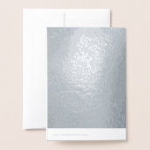 ビンテージクリスマスガールホールディングホリデーベル， ZSSPG 箔カード (裏面封筒付き)