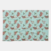 ビンテージクリスマスキッチンタオル キッチンタオル (横)