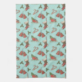 ビンテージクリスマスキッチンタオル キッチンタオル (縦)