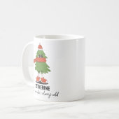 ビンテージクリスマスキャラクターカスタムパーソナリティマグ コーヒーマグカップ (正面左)
