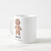 ビンテージクリスマスキャラクターカスタムパーソナリティマグ コーヒーマグカップ (正面左)