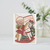 ビンテージクリスマスグランドドーターカード シーズンポストカード (スタンド正面)