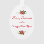 ビンテージクリスマスグリーティングかわいこちゃん オーナメント (裏面)