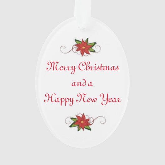 ビンテージクリスマスグリーティングかわいこちゃん オーナメント (裏面)