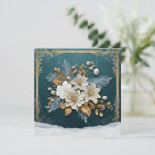 ビンテージクリスマスグリーティングカード (スタンド正面)