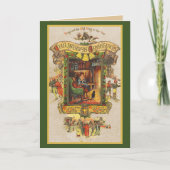 ビンテージクリスマスグリーティングカード シーズンカード (正面)