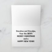 ビンテージクリスマスコリーズ祖父母 シーズンカード (内部)