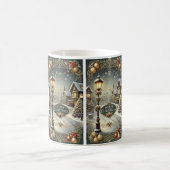 ビンテージクリスマスコーヒーマグ コーヒーマグカップ (中央)