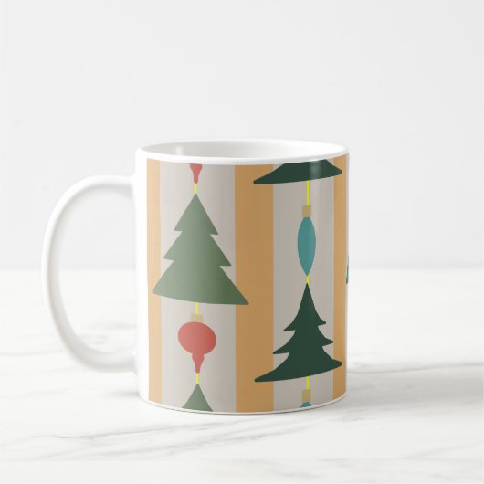 ビンテージクリスマスコーヒーマグ コーヒーマグカップ (左)