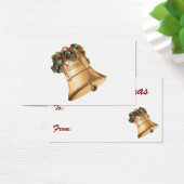 ビンテージクリスマスゴールデンベルズシーズンの挨拶 (デスク)