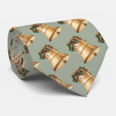 ビンテージクリスマスゴールデンベルズシーズンの挨拶 ネクタイ (ロール)