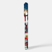 ビンテージクリスマスサビクトリアンンタクラウスオンチムニー Case-Mate iPhoneケース (裏面 / 左)