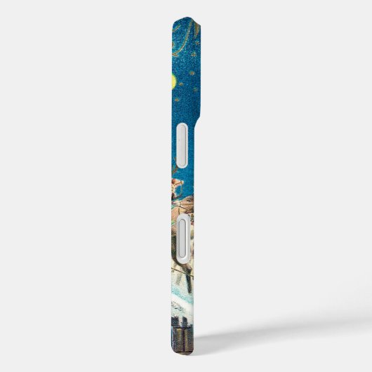 ビンテージクリスマスサビクトリアンンタクラウスオンチムニー Case-Mate iPhoneケース (裏面 / 右)