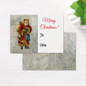 ビンテージクリスマスサンタギフトカード (デスク)