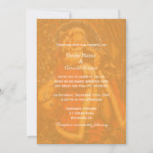 ビンテージクリスマスサンタクロース冬の結婚式 招待状 (正面)