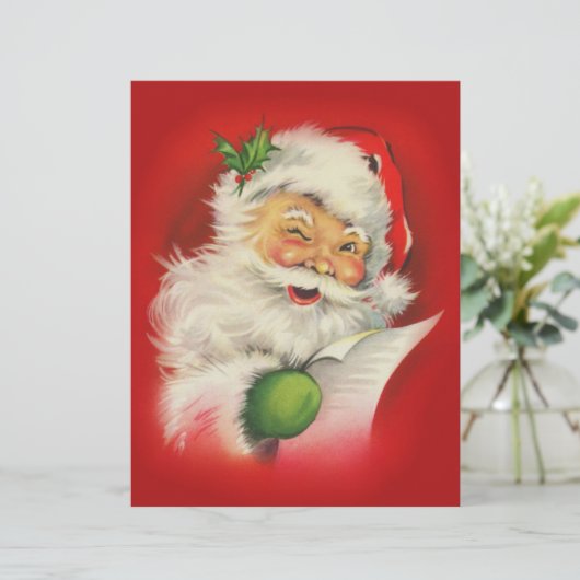 ビンテージクリスマスサンタクロース (スタンド正面)