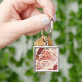 ビンテージクリスマスサンタクロース キーホルダー (手)