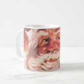 ビンテージクリスマスサンタクロース コーヒーマグカップ (正面左)