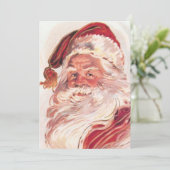 ビンテージクリスマスサンタクロース シーズンカード (スタンド正面)