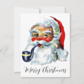 ビンテージクリスマスサンタクロース シーズンカード (正面)
