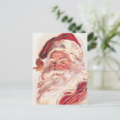 ビンテージクリスマスサンタクロース シーズンポストカード (スタンド正面)