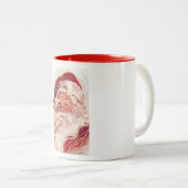 ビンテージクリスマスサンタクロース ツートーンマグカップ (正面右)