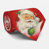 ビンテージクリスマスサンタクロース ネクタイ (ロール)