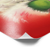 ビンテージクリスマスサンタクロース フォトプリント            (角)