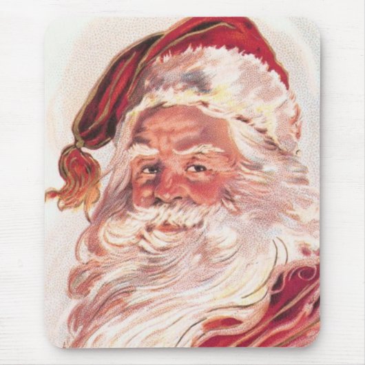 ビンテージクリスマスサンタクロース マウスパッド (正面)