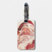 ビンテージクリスマスサンタクロース ラゲッジタグ (裏面縦)