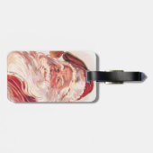 ビンテージクリスマスサンタクロース ラゲッジタグ (裏面横)