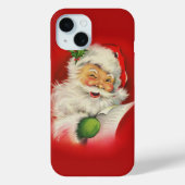 ビンテージクリスマスサンタクロース Case-Mate iPhoneケース (裏面)