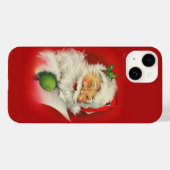 ビンテージクリスマスサンタクロース Case-Mate iPhoneケース (裏面 (横))